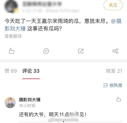 吃瓜刘大锤,揭秘娱乐圈背后的那些事儿