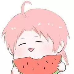 吃瓜照片可爱头像,吃瓜照片中的可爱头像魅力